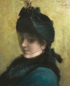 An Elegant Lady Wearing A Veil