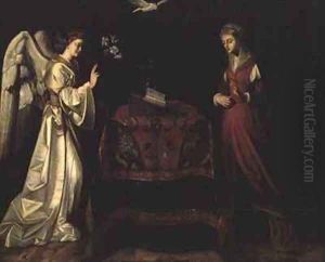 The Annunciation by Ludovicus Finsonius (see FINSON, Louis)