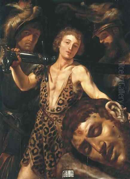 The Triumph of David over Goliath - view 1