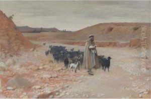 The Goat Herder, El Kantara by Charles James Theriat