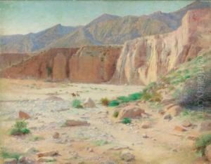 Four Scenes In North Africa by Charles James Theriat