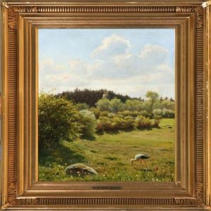 Landscape With A Stork
