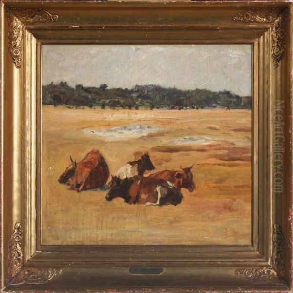 Landscape With Cows In The Field - view 1