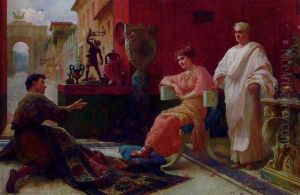 The Carpet Merchant by Ettore Forti