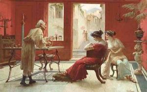 Afternoon at the Jewelry Shop by Ettore Forti