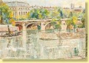 Lepont Neuf A Paris by Pierre Thevenet