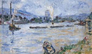 Remorqueur Sur Le Fleuve