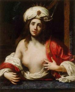 The Death of Cleopatra 1650s by Felice Ficherelli