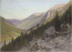 The Valley Of Klein Arl, Austria by Arthur Thiele