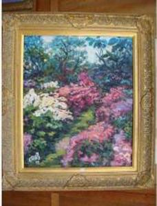 L Allee Fleurie - by Johann Alexander Thiele