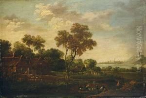 Landschaft Mit Bauern.