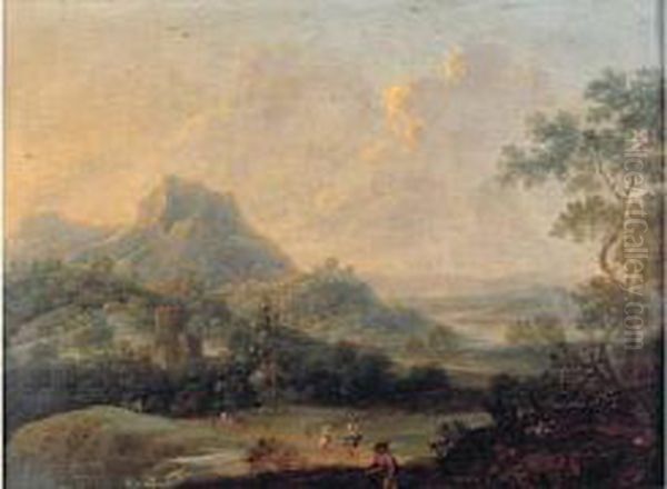 Paysage De La Vallee Du Rhin - view 1