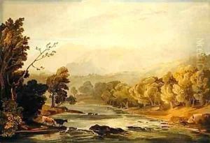 A View on the Brathay near Ambleside