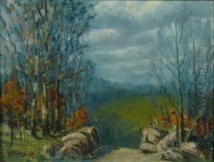 Landscape With Dirt Road, 
Needscleaned