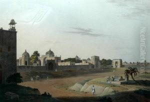 View At Delhi, Near The Mausoleum Of Humaioon