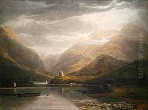 Dolbadern Castle by Anthony Vandyke Copley Fielding