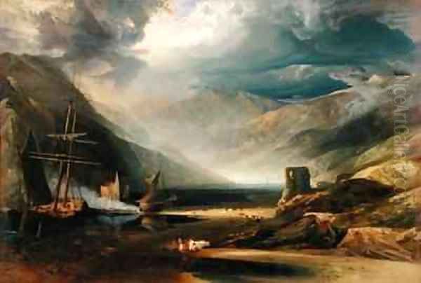 A Storm Passing Off on the Coast of Merionethshire - view 1