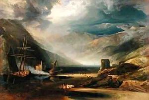 A Storm Passing Off on the Coast of Merionethshire