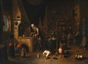 Verso Bezeichnet: Par Teniers.