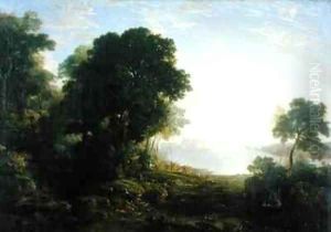 Caernarvon Castle by Anthony Vandyke Copley Fielding