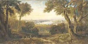An extensive view of Greenwich, London
