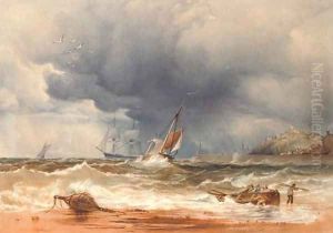 A sea piece by Anthony Vandyke Copley Fielding
