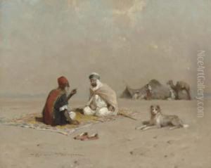 Respite In The Desert by Alfred Wordsworth Thompson