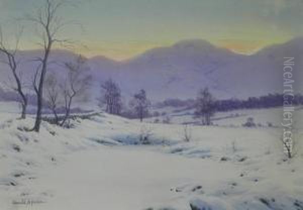 The Sun Has Closed The Winter's Day, In Glen Falloch - view 1
