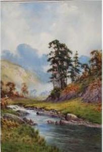 Lake District Scene by Edward Horace Thompson