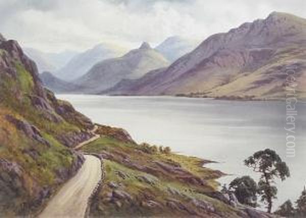 Wast Water With Yewbarrow Crag - view 1