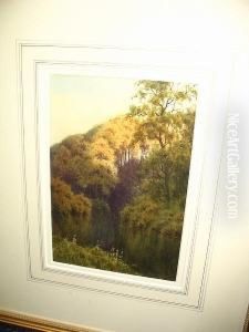 Trees By The Water by Edward Horace Thompson