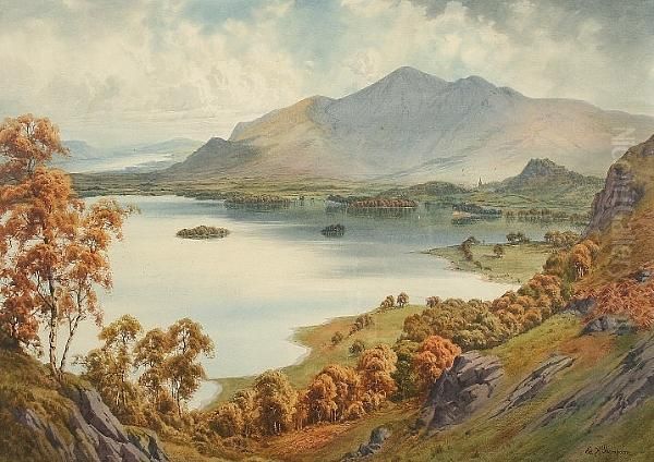 Derwentwater, Bass Lake And Skiddaw - view 1