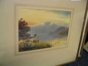 Sunset On Loch Lomond by Edward Horace Thompson