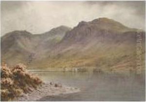 ````quietitude' Wastwater And Scafell by Edward Horace Thompson