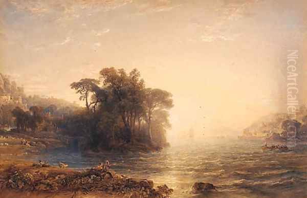 The ferry boat, possibly Dartmouth Cove - view 1
