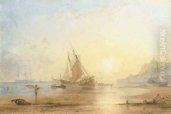 Unloading the catch, Whitby - view 1