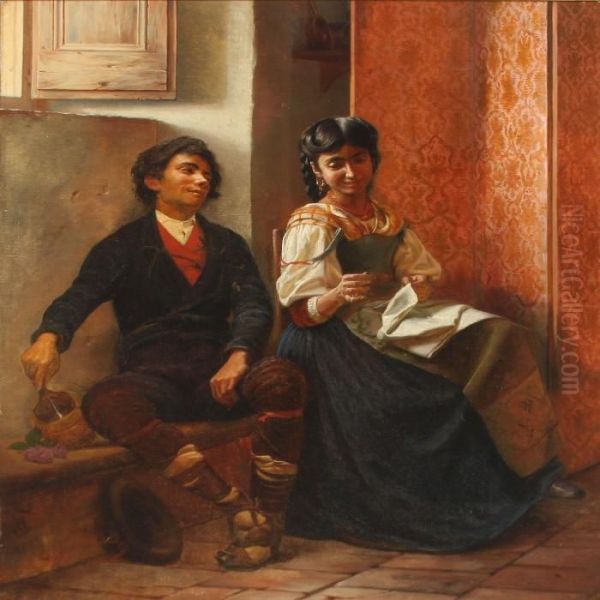 Fliting Italien Couple - view 1