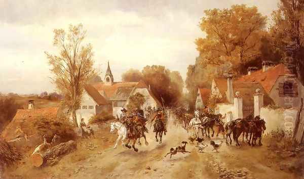 The Approaching Cavalry - view 1