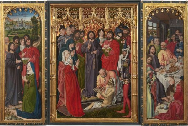 Resurrection Of Lazrus Triptych - view 1