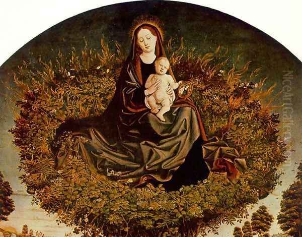 The Burning Bush (detail) 1476 - view 1
