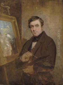Self-portrait At An Easel, 14 November 1816