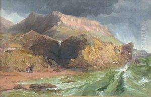 A Blustery Walk By The Shore by John, Rev. Thomson Of Duddingston