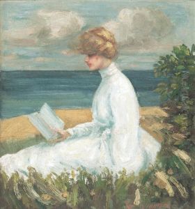 Woman On Beach by Tom Thomson