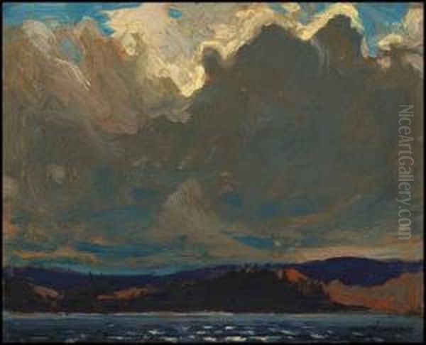 Approaching Storm, Dog Point - view 1