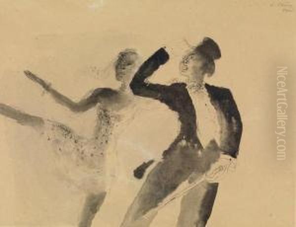 Dancing Couple In Amusic Hall - view 1