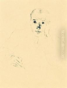 Selbstportrat by Wilhelm Thony