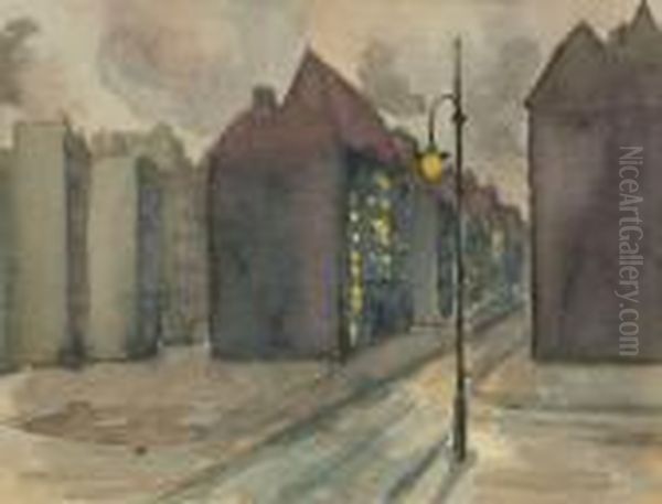 Nachtliche Strasenszene - view 1