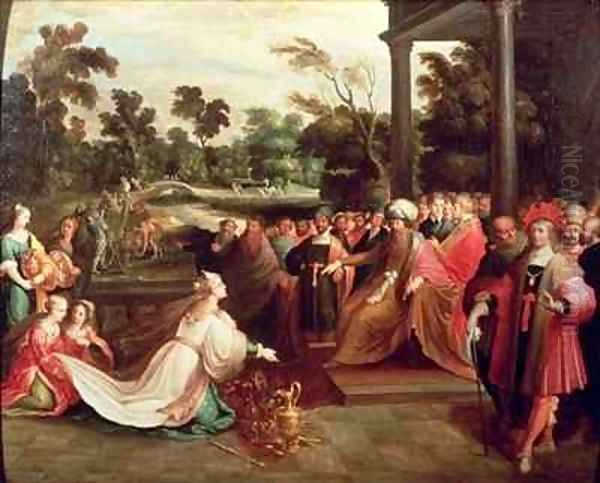King Solomon and the Queen of Sheba - view 1