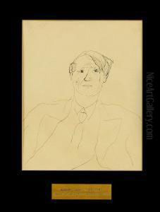 Picasso Im Cafe De Flore by Wilhelm Thony
