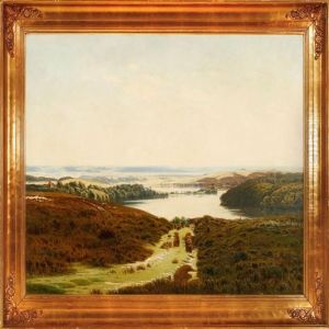 Septembermorgen Fra Bakkerne Ved Hald by Anton Erik Ch. Thorenfeld
